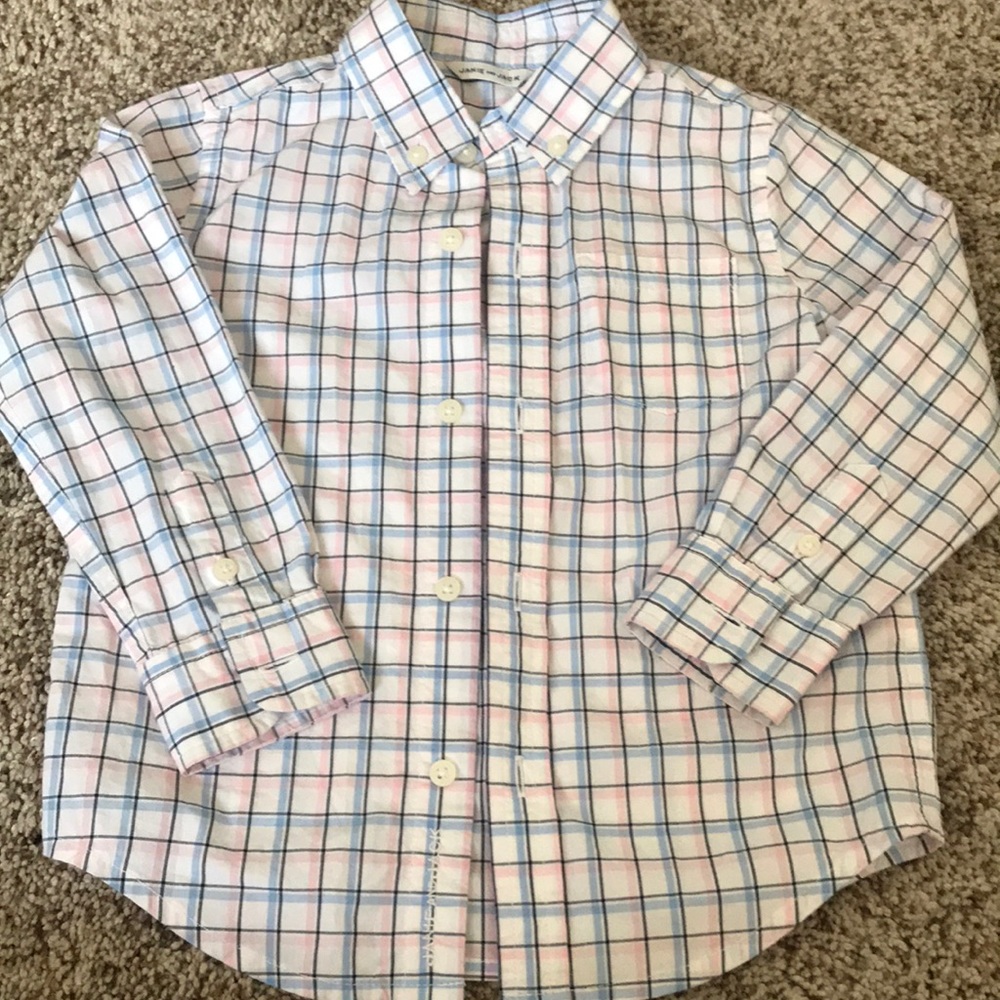 Janie and jack cotton poplin shirt 2t